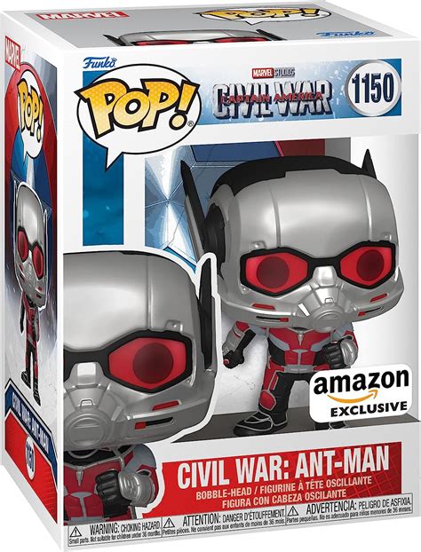 Funko Pop Marvel Civil War Build A Scene Ant Man Th Captain