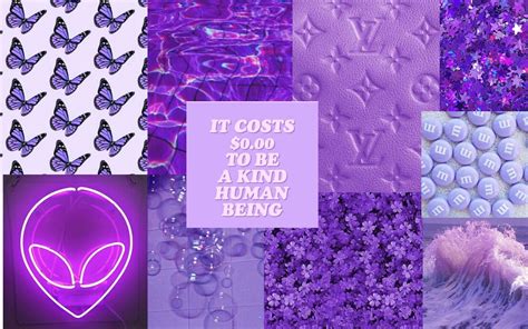 Purple Aesthetic Wall Collage Kit Purple Aesthetic Collage Purple