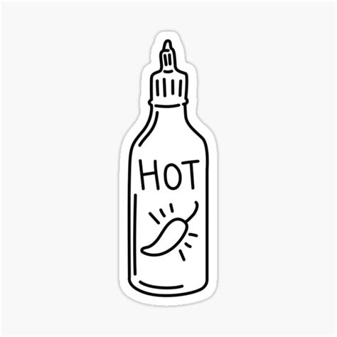 Hot Sauce Sticker For Sale By KizaroArt Redbubble