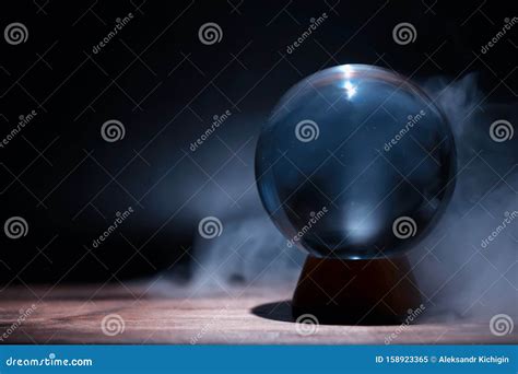 Crystal Ball To Predict the Fate. Guessing for the Future Stock Image ...