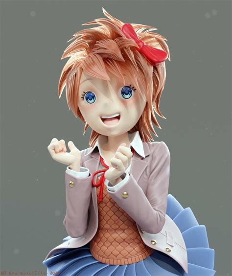 Artstation Sayori New Hair
