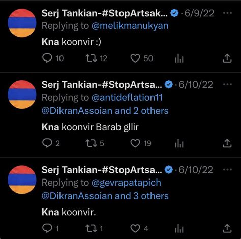 ᴎeo on Twitter serj telling ppl go fuck yourself in armenian