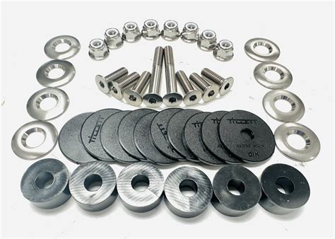 Titanium Seat Fitting Ultra Low Profile Hardware Fastech Racing