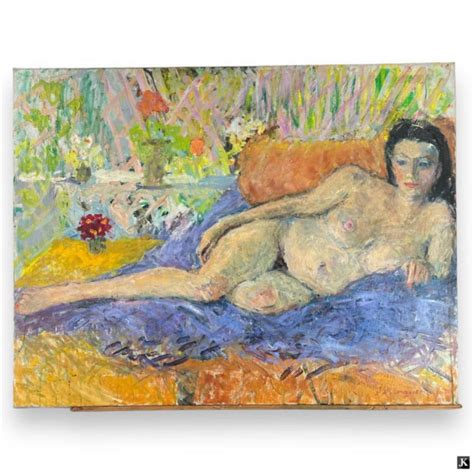 At Auction Inge Blomqvist Inge Blomqvist DENMARK B1923 Nude Female Oil
