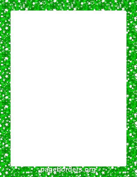 green glitter border clip art page border  vector graphics