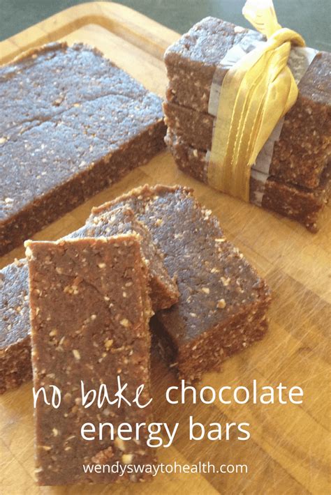 No Bake Peanut Butter Energy Bars Wendys Way To Health