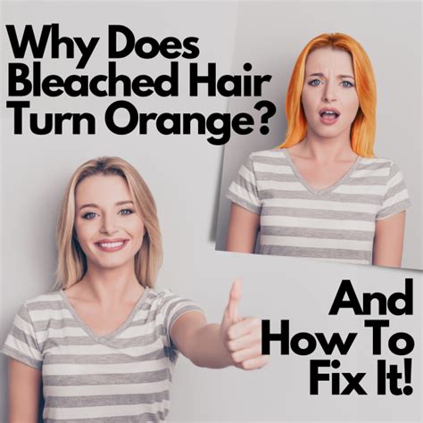 Bleached Hair Turns Orange - Scott Cornwall
