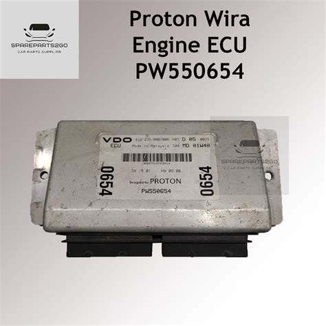 Proton Wira Engine Ecu Pw550654 Shopee Malaysia