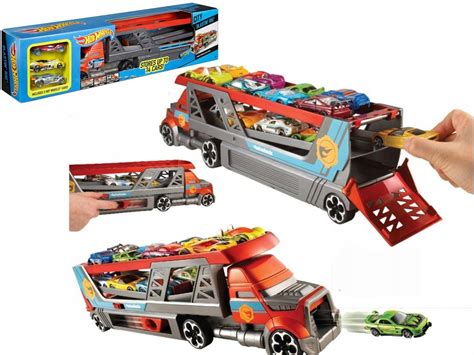 Hot Wheels Transporter Ci Ar Wka Laweta Tir Autka Oficjalne Archiwum Allegro
