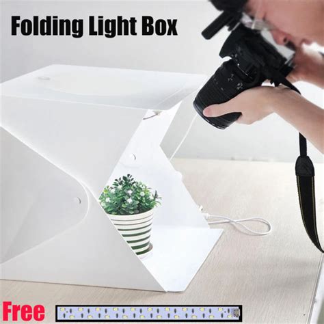 Mini Folding Photo Light Room Box Mini Photo Studio Box 1 Led Panel