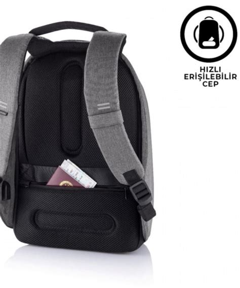 XD Design Bobby Hero Small Anti Theft Backpack Grey UNISEX P705 702