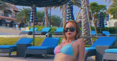 Vợ trung vệ nhập tịch Việt Nam Dj Myno diện bikini khoe đường cong