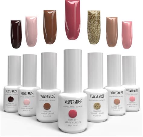 Allure Gellak Cruelty Free X Ml Gel Nagellak Nude Kleuren Met Gratis Reistas Bol
