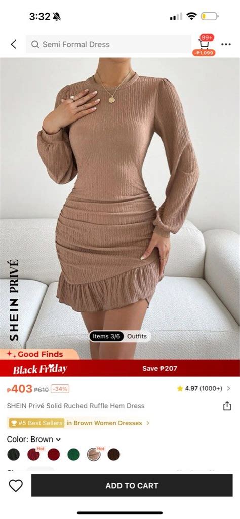 Shein Ruched Formal Dress Nude Women S Fashion Dresses Sets
