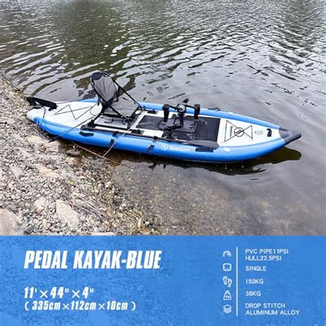 Spatium Pédale de bateau à pédale de pêche kayak gonflable en PVC prix