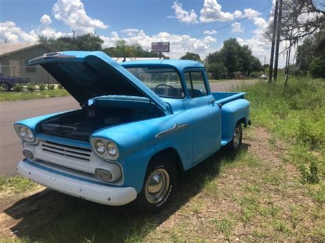 1958 Chevrolet Apache Pickup Big Back Window Classic Chevrolet Other