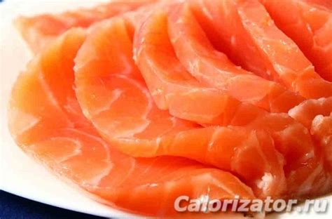 Рыба красная соленая - калорийность, состав, описание - Calorizator.ru