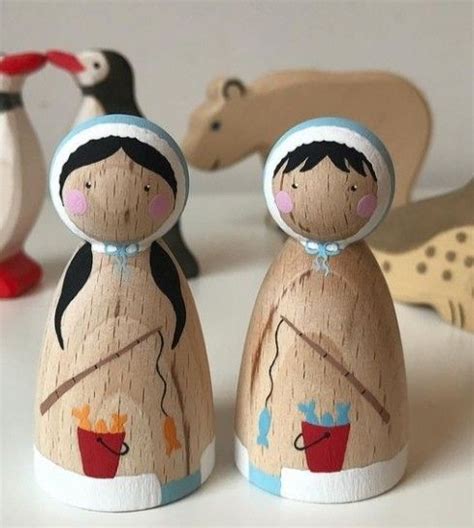 Pin Van Maria Andrade Op PEG DOLLS In 2024 Houten Poppen Houten