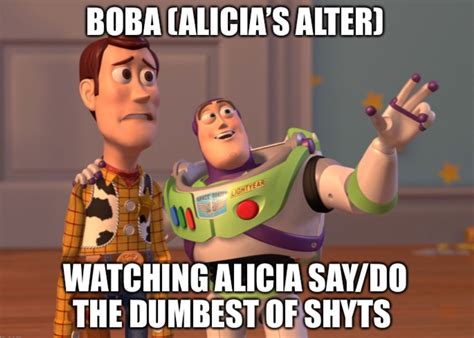 Boba Watching Alicia Blank Template Imgflip