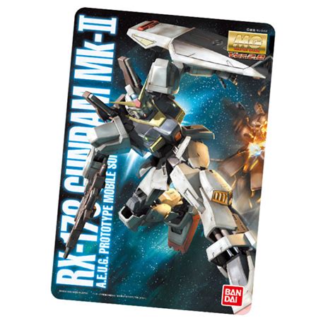 Carta Promocional Gunpla Package Art Collection Mg Gundam Mk Ii Aeug