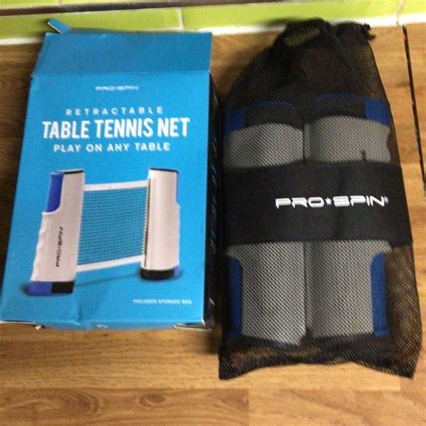 PRO-SPIN Retractable Ping Pong Net for Any Table – 72 Portable Table ...