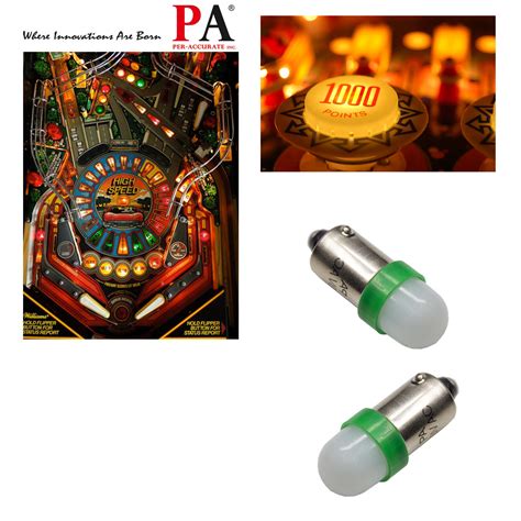 Pa X Ba S Smd Led Green Pinball Machine Light