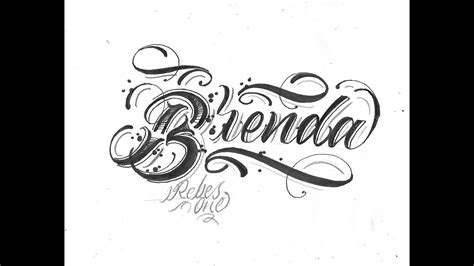 Letras Para Tatuar BRAYAN DRAWING CHICANO LETTERING Calligraphy