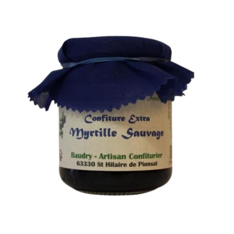 Confiture De Myrtille Sauvage 250gr Achetez En Auvergne