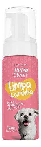 Kit Espuma Higienizadora Pet Limpador De L Grimas Pet Clean