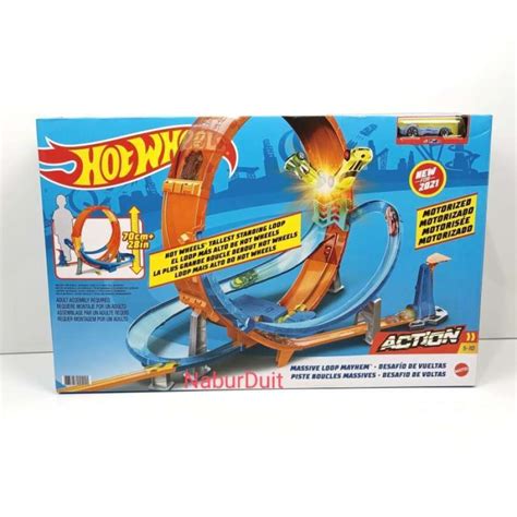 Promo Hot Wheels Massive Loop Mayhem Dgn Booster Ori Mattel Hotwheels Diskon Di Seller