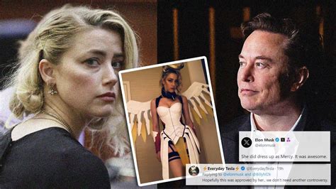 Elon Musk Leaks Ex Amber Heard’s Intimate Picture As Mercy From Overwatch Which She Dressed Up