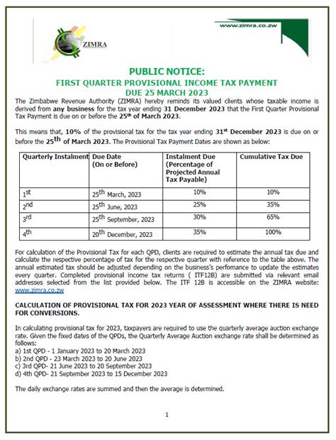 Public Notice 19 of... - Zimbabwe Revenue Authority - ZIMRA