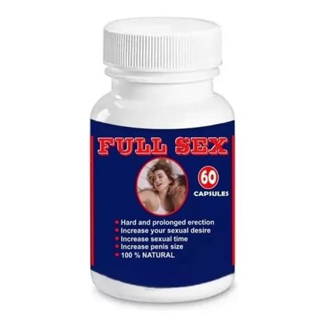Potenciador Masculino Natural Capsula Full Sex De Ereccion Cuotas sin interés