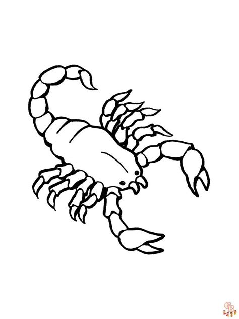 Ausmalbilder Skorpion Kostenlose Malvorlagen zum Ausdrucken