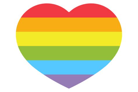 Gay Love Symbol Rainbow Flag Heart Icon Graphic By Microvectorone Creative Fabrica