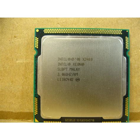 Intel Xeon X3480 3.06GHz SLBPT 8M 2.5GT/s 95W LGA1156 中古 ...