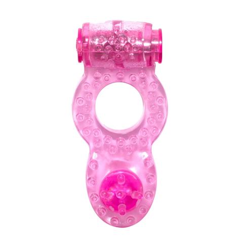 Эрекционное кольцо с вибрацией Rings Ringer (Розовый)