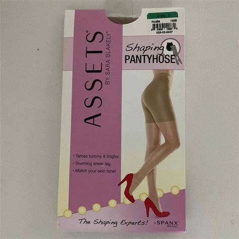 Spanx Assets By Sara Blakely Shaping Pantyhose B Nude Size Picclick Uk