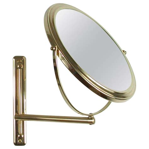 Midcentury Brass Wall Mirror 1950s For Sale At 1stdibs