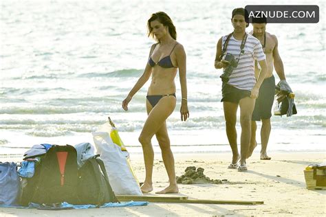 Alessandra Ambrosio Slips Into Her Gal Floripa Bikini Collection During A Beachside Photo