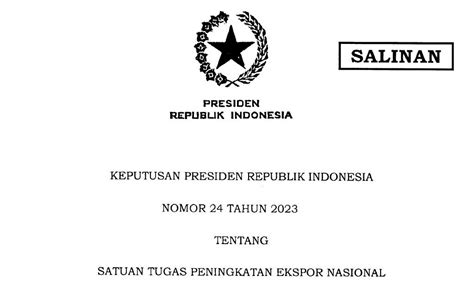 Sekretariat Kabinet Republik Indonesia President Jokowi Signs