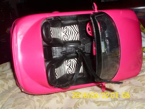 MATTEL BARBIE Hot Pink And Black Convertible Zebra Print Seats Etsy