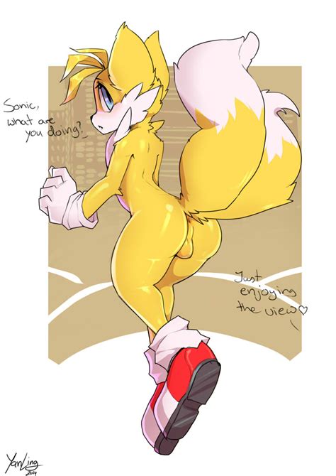 Rule 34 2014 2 Tails Anthro Anus Ass Backsack Balls Big Butt Big Eyes Canine Femboy Fox Fur