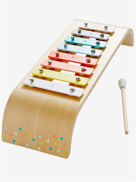 Vertbaudet Holz-Xylophon für Kleinkinder FSC® in natur/mehrfarbig