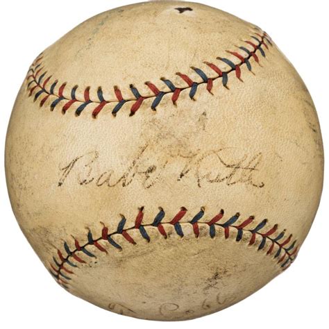 Babe Ruth Ty Cobb Signed OAL Reach 1925 Era Baseball PSA Beckett