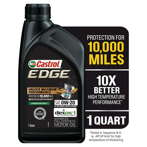 Castrol Edge 0W-40 A3/B4 Advanced Full Synthetic Motor Oil,, 59% OFF
