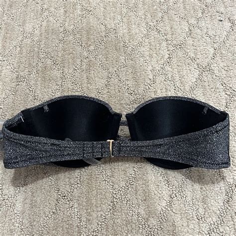 Victoria S Secret Swim Vitcoria Secret Black Sparkle Bikini Poshmark
