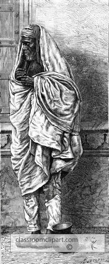 Boy Illustration India Pious Pilgrim Historical Illustration