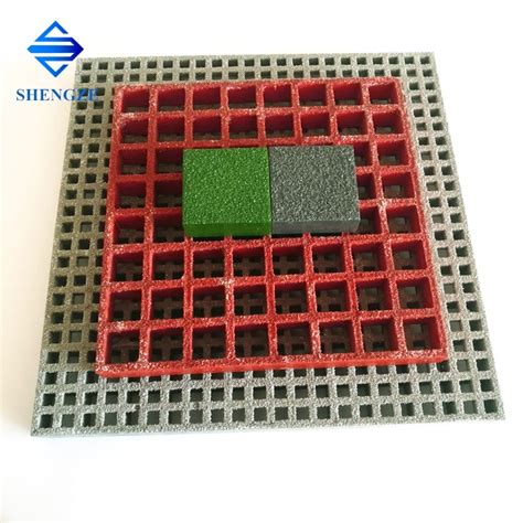 Phenolic Fiberglass Molded Grating FRP GRP Grate For Walkway Platform