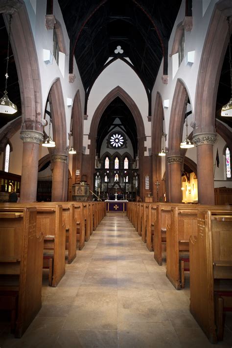 aisle st marks church pensnett  stock photo public domain pictures